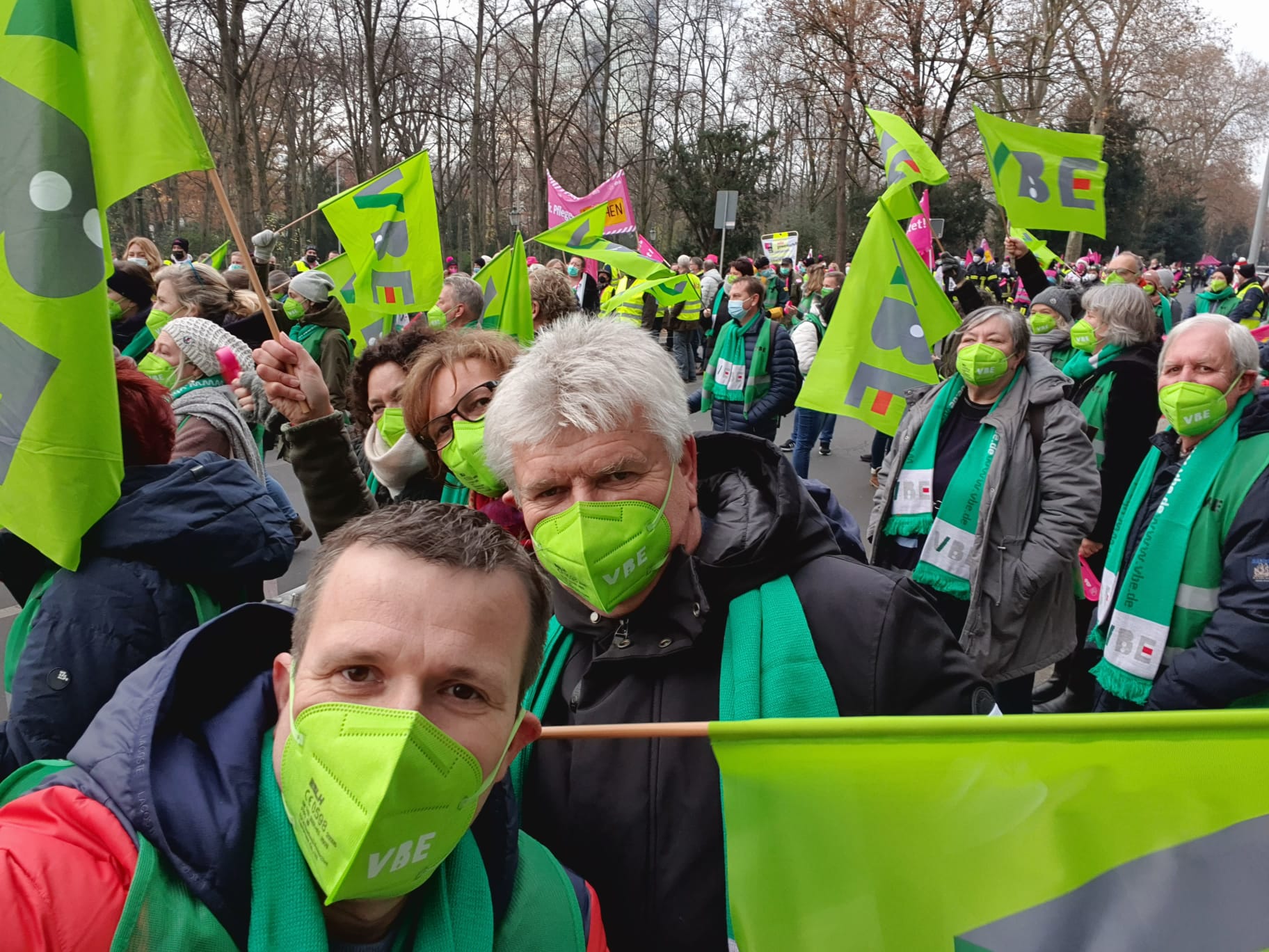 EKR 21 Demo D&uuml;sseldorf