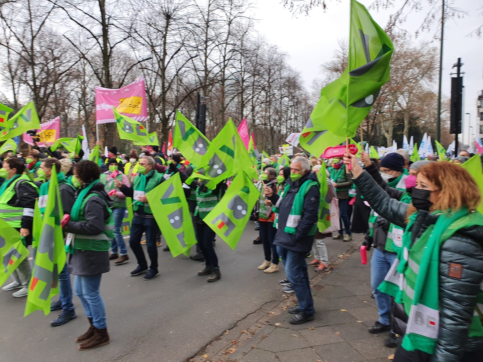 EKR 21 Demo D&uuml;sseldorf