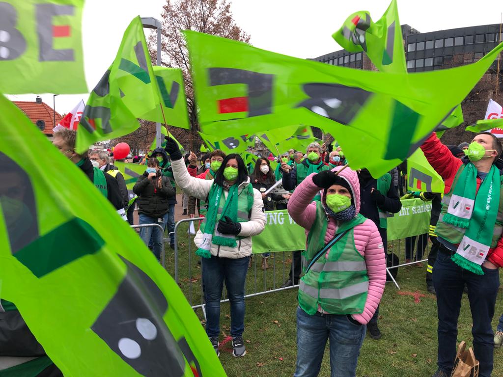 EKR 21 Demo D&uuml;sseldorf